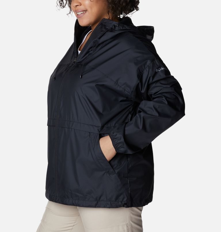 Columbia Alpine Chill Windbreaker Jakke Dame Svarte | Plus Size 19627H